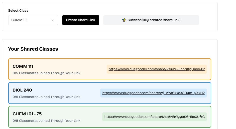 Share Assignments, Earn Rewards